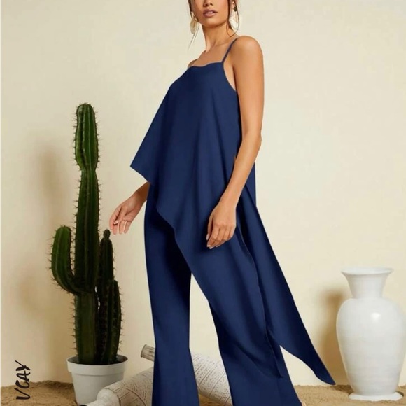 HEM CAMI TOP & FLARE LEG PANTS!💙🍍🍍🍍 - Picture 5 of 7